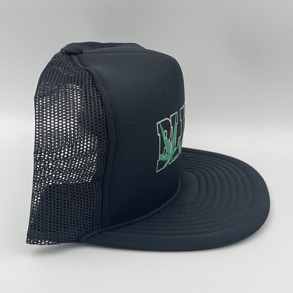 Vintage 90s Blunt Snapback Hat Trucker Cap Rap Marijuana Weed Pot Leaf Hip Hop - Picture 5 of 9